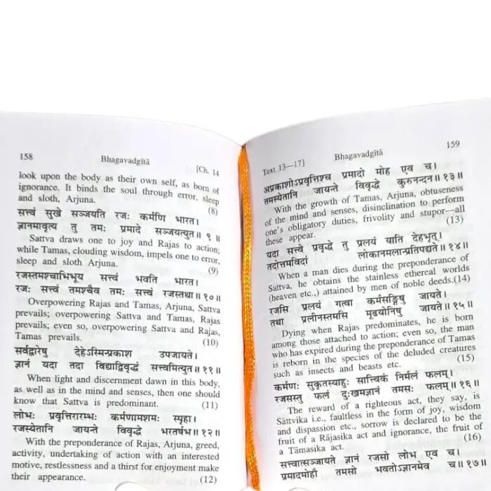 Bhagavad Gita in English with sanskrit sholaka