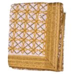 Premium velvet Rumala Sahib with broad embroidered border – set of four