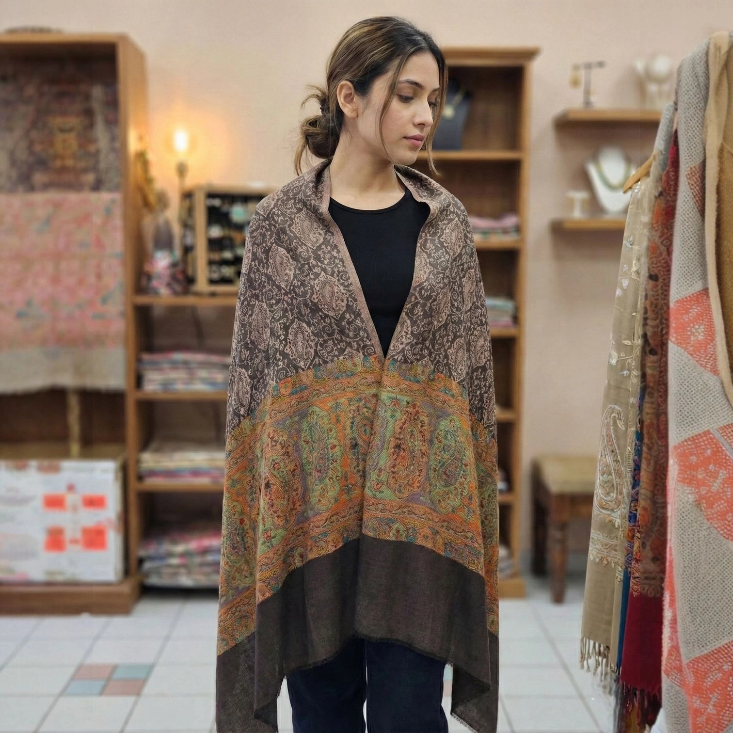 Pashmina stole soft lightweight fabric Women’s pashmina stole soft lightweight fabric | Fine fabric Scarves