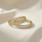 Cream kundan stone - Indian statement bangle | Indian Jewelry in Canada