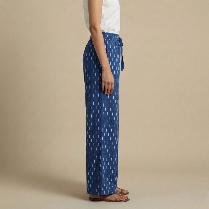 Casual women's palazzo pants in rayon fabric