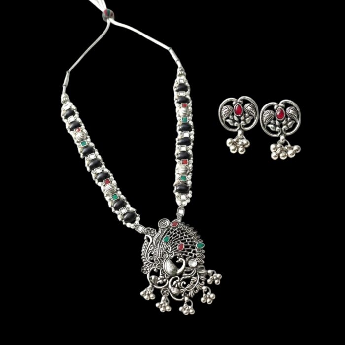 Silver antique Necklace Set - Image 3