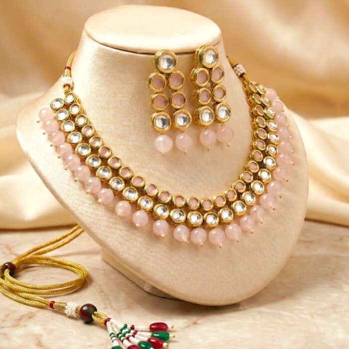 Elara Kundan Earring Set | Swarnika Series - Image 5