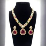 Kundan Necklace Set | Gold Plated Rani haar | Swarnika Series