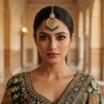 Traditional Kundan stone Maang Tikka Forehead jewelry