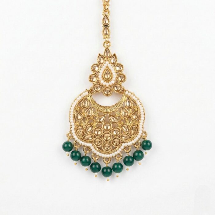 Ethnic Indian Maang Tikka with Kundan stones | Utsav Series