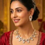 Swarnika Aira Necklace Set | 24k Gold Plated Jadau (जडाउ) Kundan & AD Stones