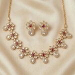 Swarnika Aira Necklace Set | 24k Gold Plated Jadau (जडाउ) Kundan & AD Stones - Image 4