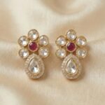 Swarnika Aira Necklace Set | 24k Gold Plated Jadau (जडाउ) Kundan & AD Stones - Image 3