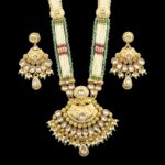 Maharani haar with earring | Semi Precious Necklace and Earring Set - Image 2