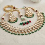 Swarnika Aira Necklace Set | 24k Gold Plated Jadau (जडाउ) Kundan - Image 2