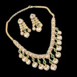 Swarnika Aira Necklace Set | 24k Gold Plated Jadau (जडाउ) Kundan - Image 3