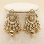 Maharani haar with earring | Semi Precious Necklace and Earring Set - Image 3