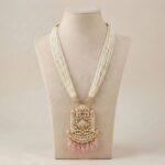 24k Gold plated rani Haar necklace set with matching earrings