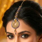 Maang Tikka - Blue | AD Stone Work