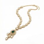 Kundan Necklace Set | Gold Plated Rani haar | Swarnika Series - Image 3