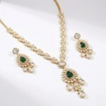 Kundan Necklace Set | Gold Plated Rani haar | Swarnika Series - Image 5