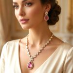 Kundan  AD stone Necklace Rani haar | Interchangeable Stone Necklace Set