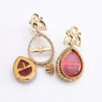 Kundan  AD stone Necklace Rani haar | Interchangeable Stone Necklace Set - Image 4