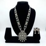 Ethnic jewelry for women | Indian Oxidized necklace set for festivals
