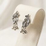 Shop elegant Indian Silver Oxidized necklace sets featuring Kundan