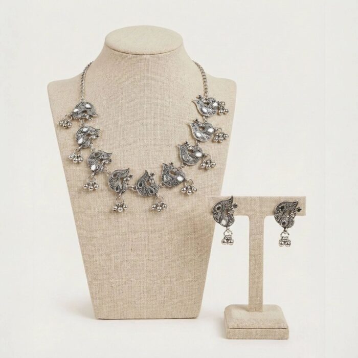 Ethnic jewelry for women | Kundan necklace set