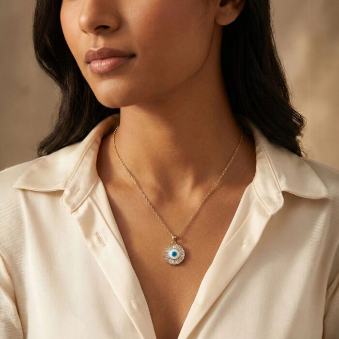 Metal chain pendant necklace - Image 2