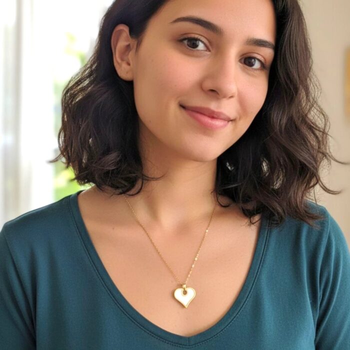 Metal chain pendant necklace - Image 2