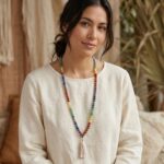 7 Chakra Gemstone Mala Necklace - Image 3