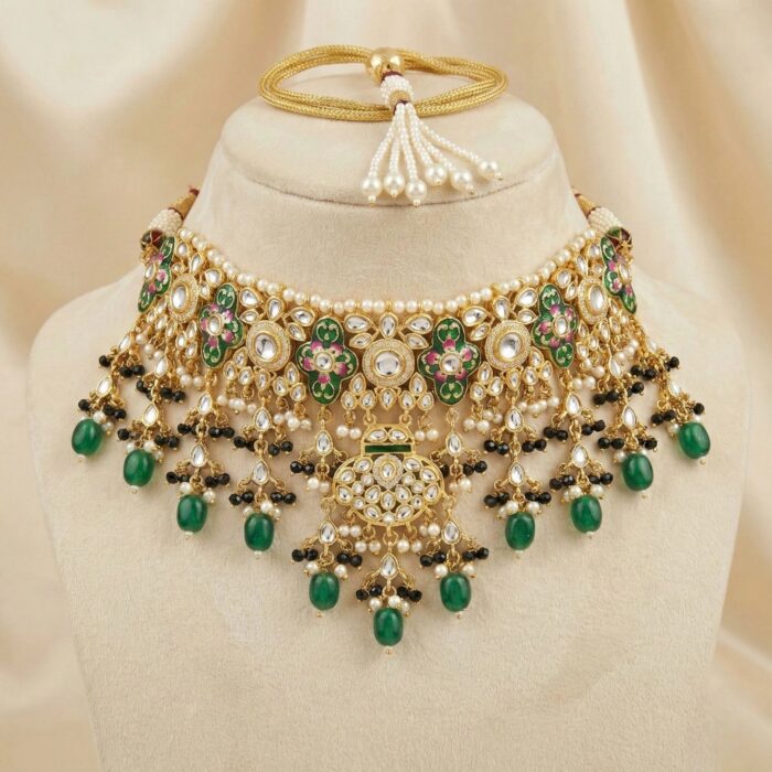Rajwada choker necklace set | Indian Jewelry at its finest