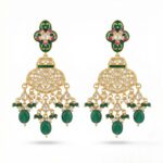Stylish yet classy these Kundan earrings add a styles statement to your attire