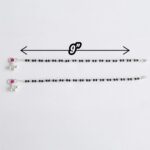 Dimensions of Silver nazaria anklet