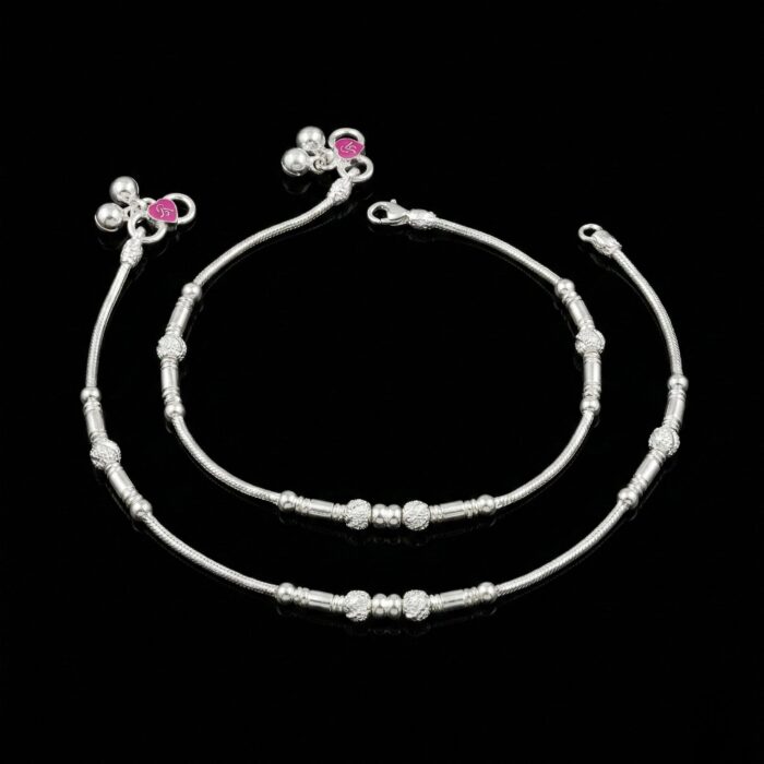 Pair of Silver anklets | Chandi ki payal for adults
