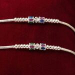 Pair of 925 Sterling Silver Anklets | Silver Anklets for Adults - 10 inch - Image 2