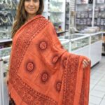 OM printed Cotton Scarf - Jogiya - Image 2