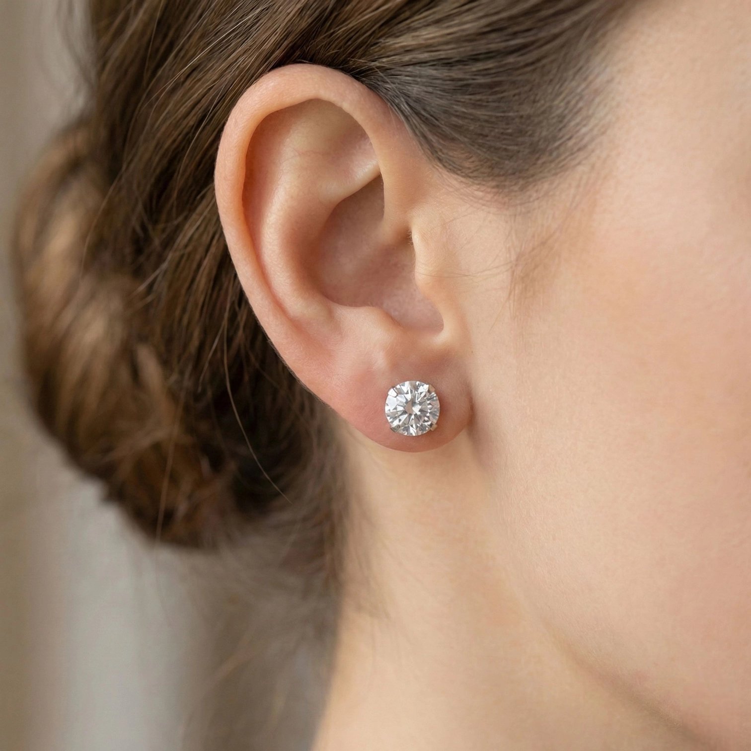 1771067948013.webp Sterling Silver Double Cubic Zirconia Stud Earrings - Image 1