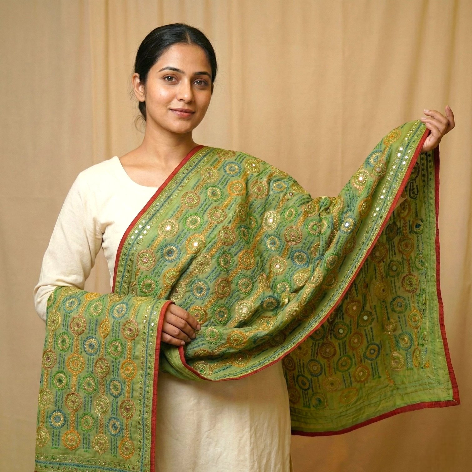 Phulkari dupatta ethnic wear Authentic Punjabi Phulkari dupatta ethnic wear