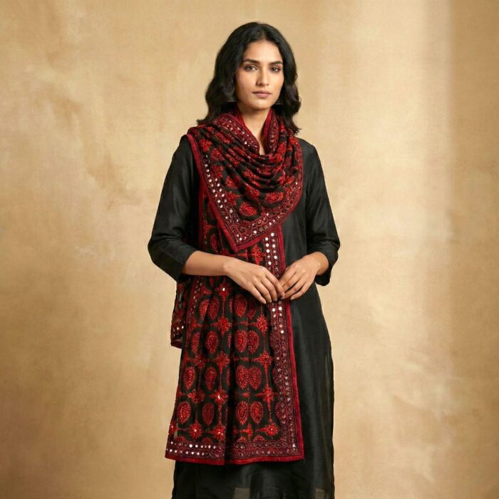 Punjabi Phulkari dupatta for festive and wedding wear