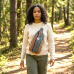 Hemp Shoulder Backpack - Yellow - Image 2