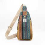 Hemp Shoulder Backpack - Yellow - Image 3