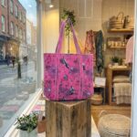 Corduroy Tote Bag - Pink - Image 3