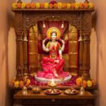 Goddess Laxmi On Lotus - 18inches