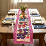 Table Runner - Wall decor - Embroidery - Elephant