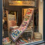 Table Runner - Wall decor - Embroidery - Elephant - Image 4