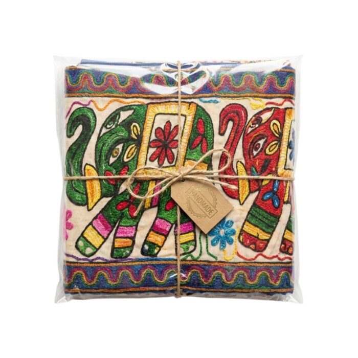 Table Runner - Wall decor - Embroidery - Elephant - Image 6