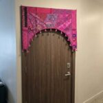 Embroidered Door Bandhanwar - Pink