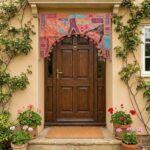 Embroidered Door Bandhanwar - Red