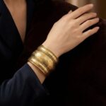 Brass Golden oxidized Bangle | Fashion Jewelry | Bracelet