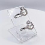Pure Silver Toe Rings | Embedded Zarkan Stones