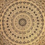 Mandala Black-Golden Tapestry - Big - Image 4